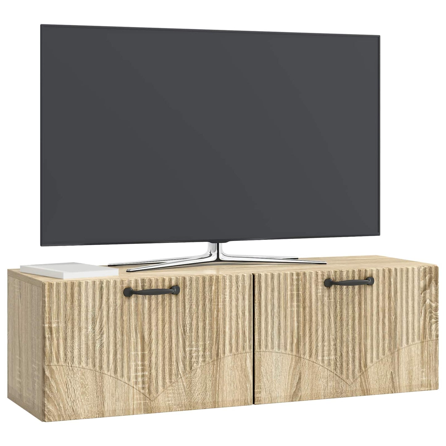 vidaXL Wall-Mounted TV Cabinet Sonoma Oak 98 x 31 x 30 cm