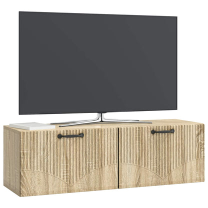 vidaXL Wall-Mounted TV Cabinet Sonoma Oak 98 x 31 x 30 cm