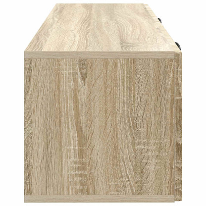 vidaXL Wall-Mounted TV Cabinet Sonoma Oak 98 x 31 x 30 cm