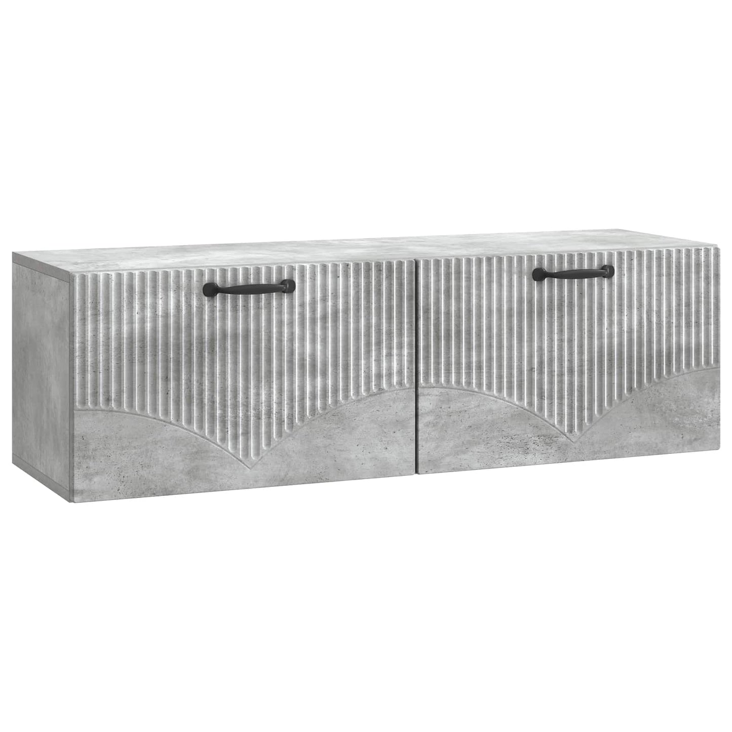 vidaXL Wall-Mounted TV Cabinet Concrete Grey 98 x 31 x 30 cm