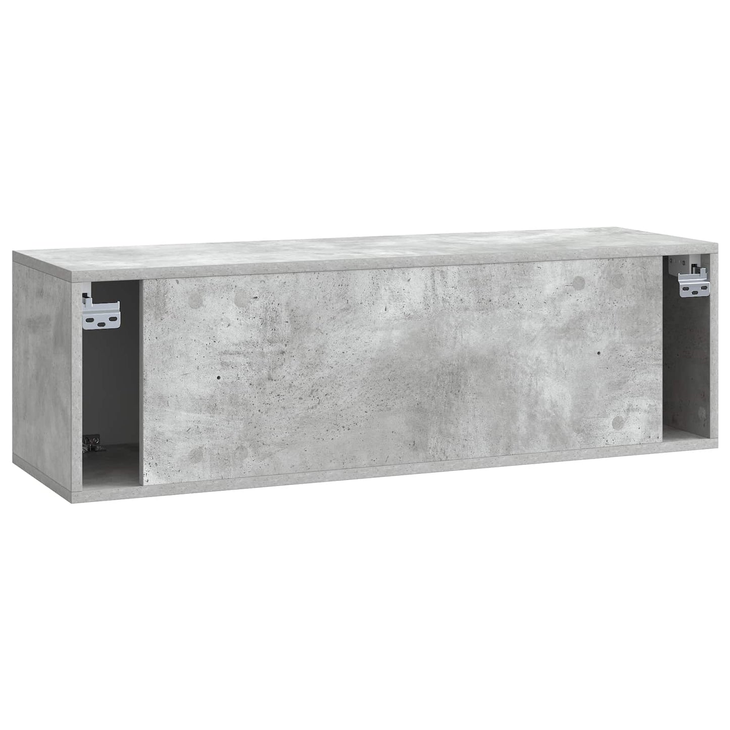 vidaXL Wall-Mounted TV Cabinet Concrete Grey 98 x 31 x 30 cm