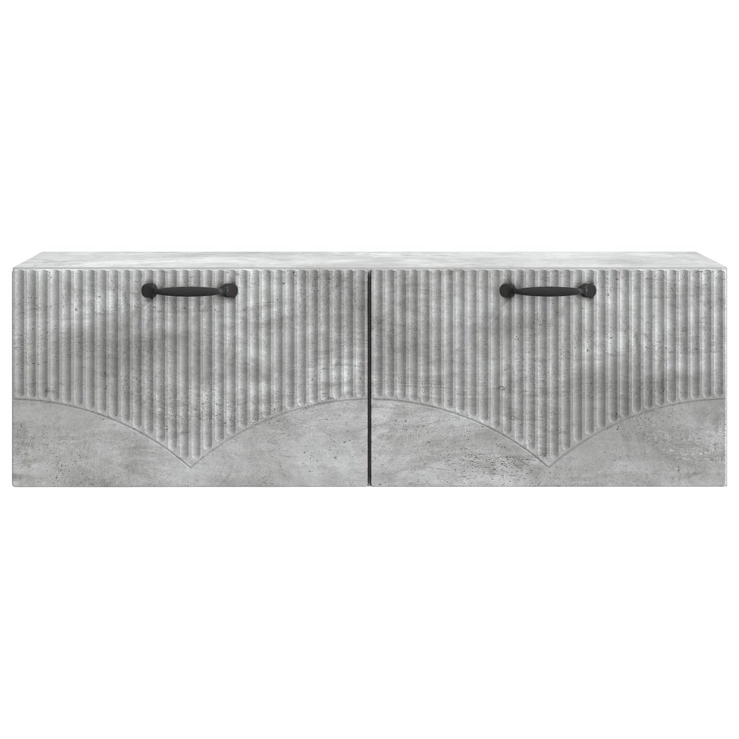 vidaXL Wall-Mounted TV Cabinet Concrete Grey 98 x 31 x 30 cm