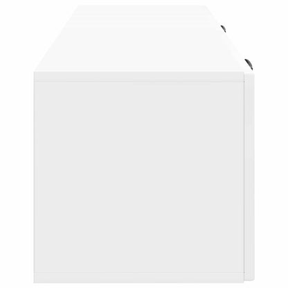 vidaXL Wall-Mounted TV Cabinet High Gloss White 98 x 31 x 30 cm