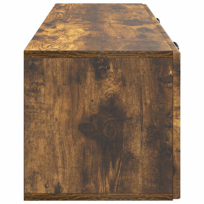 vidaXL Wall-Mounted TV Cabinet Smoked Oak 98 x 31 x 30 cm