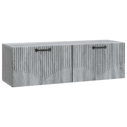 vidaXL Wall-Mounted TV Cabinet Grey Sonoma 98 x 31 x 30 cm