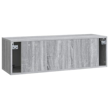 vidaXL Wall-Mounted TV Cabinet Grey Sonoma 98 x 31 x 30 cm