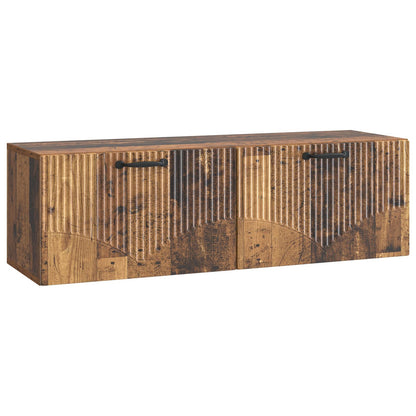 vidaXL Wall-Mounted TV Cabinet Old Wood 98 x 31 x 30 cm