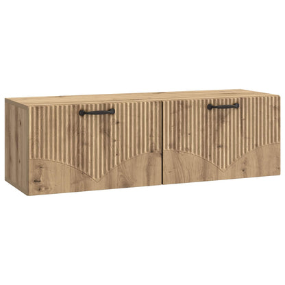vidaXL Wall-Mounted TV Cabinet 98 x 31 x 30 cm Artisan Oak