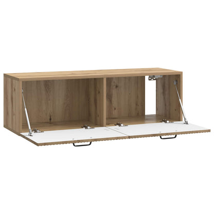 vidaXL Wall-Mounted TV Cabinet 98 x 31 x 30 cm Artisan Oak