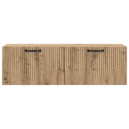 vidaXL Wall-Mounted TV Cabinet 98 x 31 x 30 cm Artisan Oak