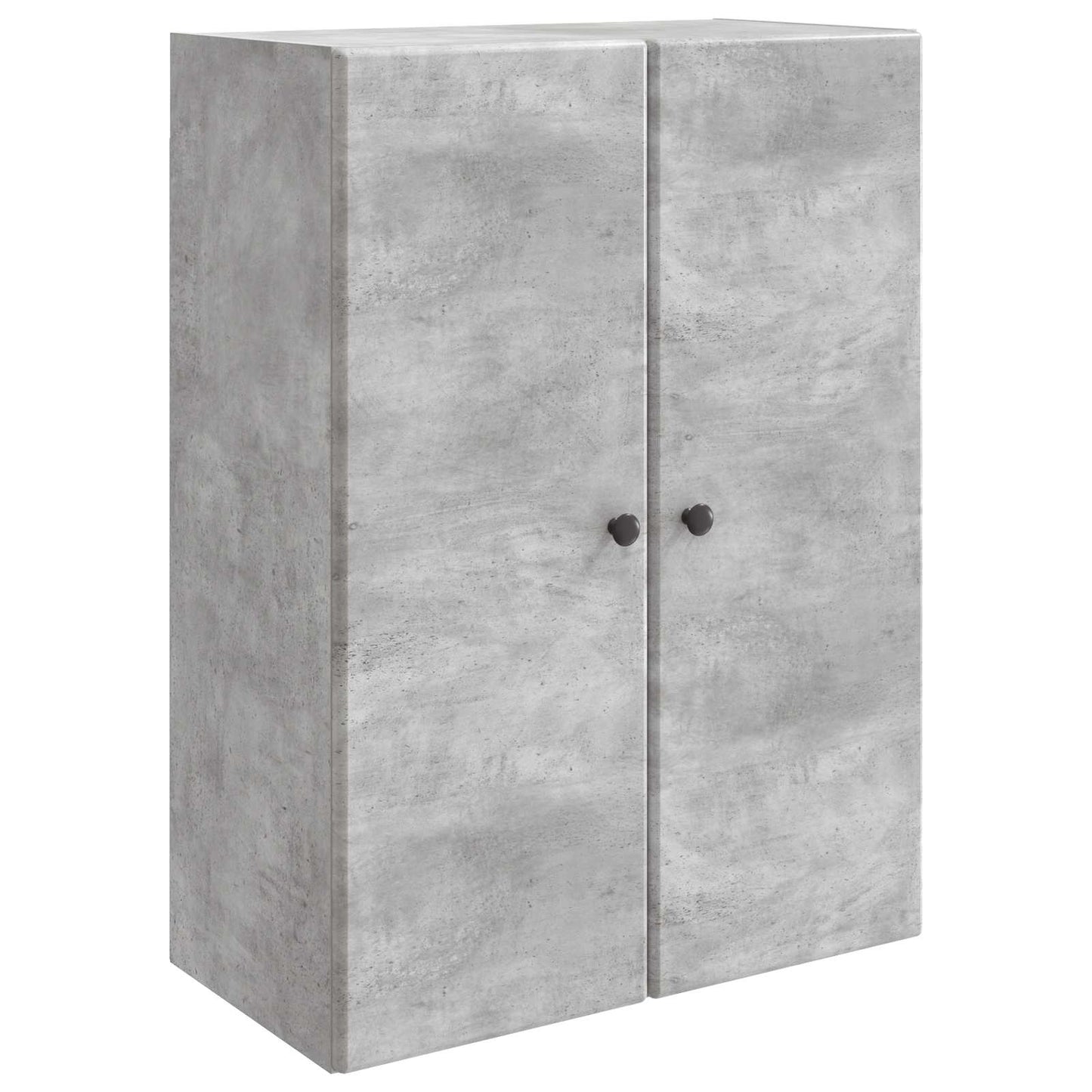 vidaXL Wall-Mounted Cabinet Concrete Grey 66 x 34.5 x 90 cm