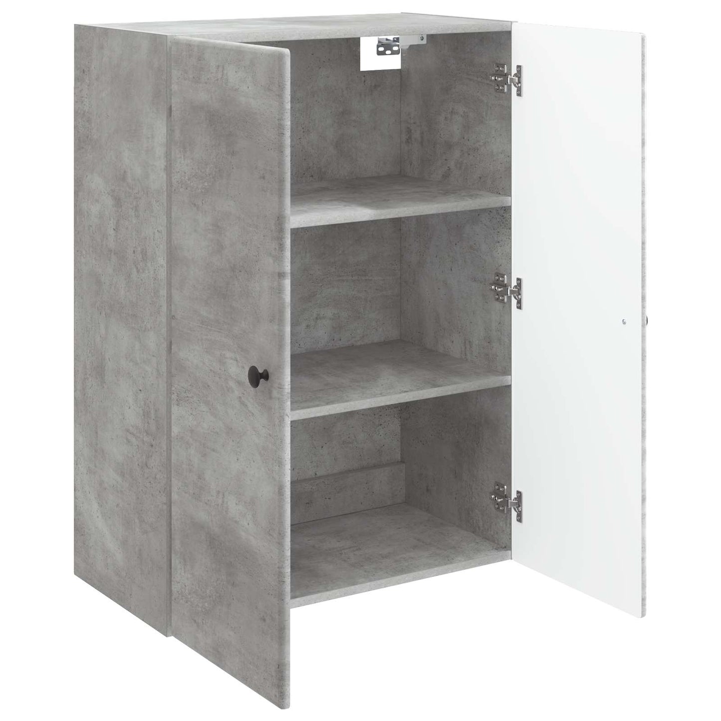 vidaXL Wall-Mounted Cabinet Concrete Grey 66 x 34.5 x 90 cm