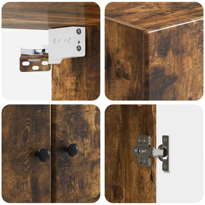 vidaXL Wall-Mounted Cabinet 66 x 34.5 x 90 cm Engineered Wood