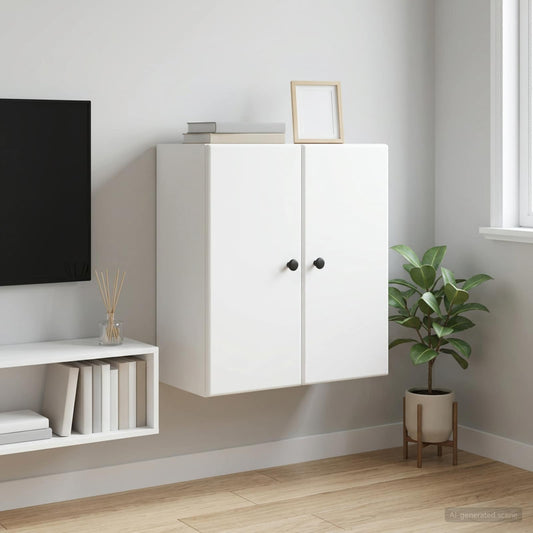 vidaXL Wall-Mounted Cabinet White 59 x 31 x 60 cm Engineered Wood