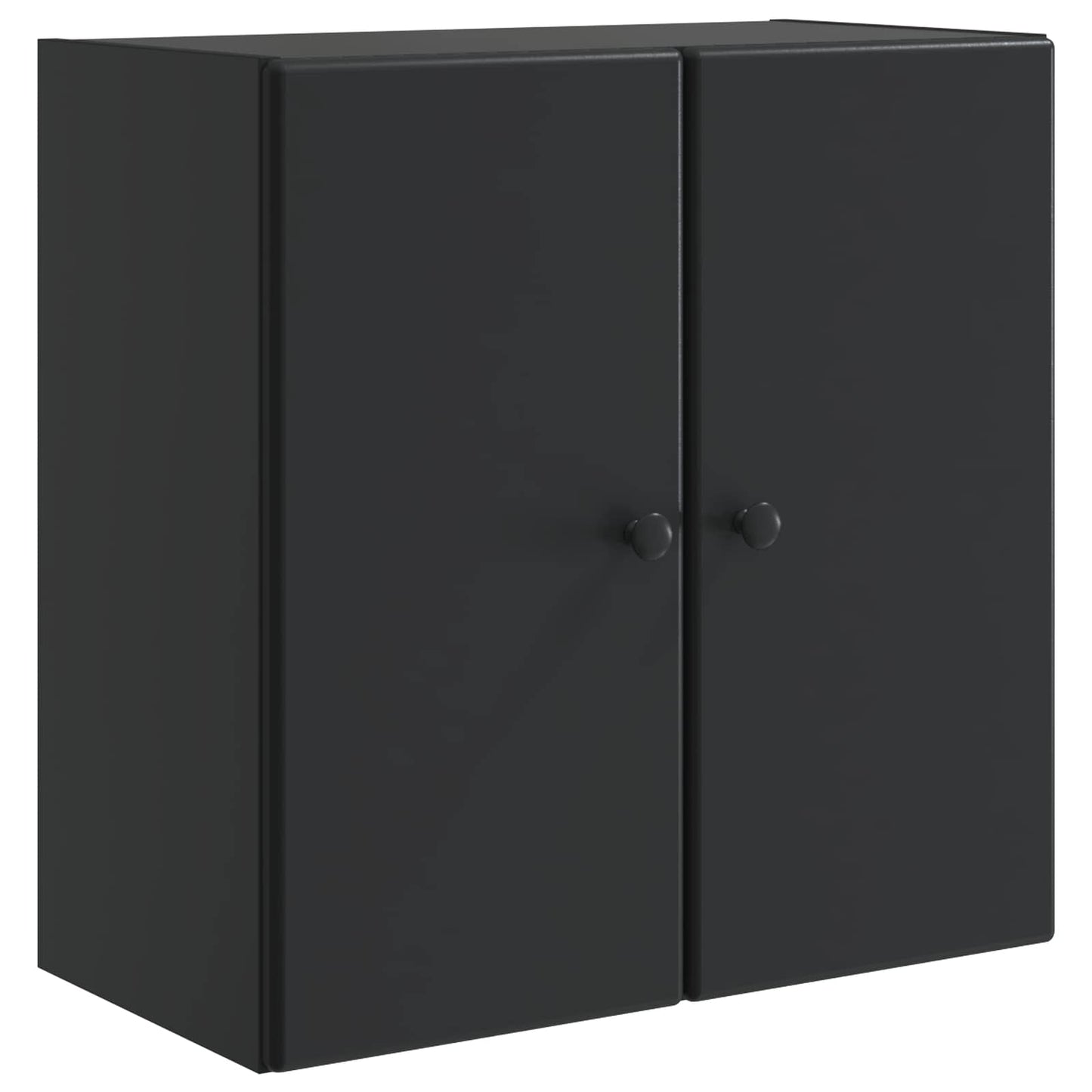 vidaXL Wall-Mounted Cabinet Black 59 x 31 x 60 cm Engineered Wood
