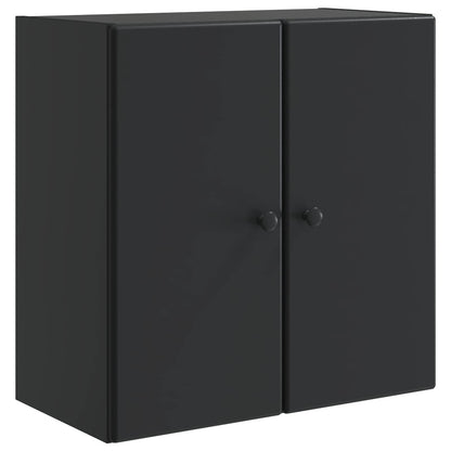 vidaXL Wall-Mounted Cabinet Black 59 x 31 x 60 cm Engineered Wood