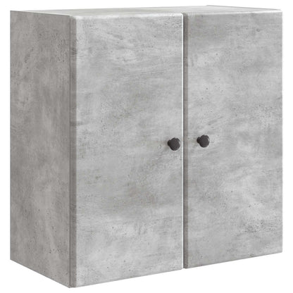 vidaXL Wall-Mounted Cabinet Concrete Grey 59 x 31 x 60 cm