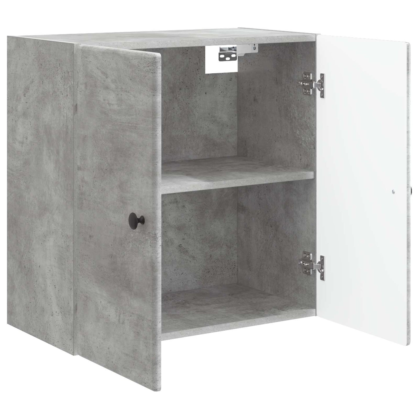 vidaXL Wall-Mounted Cabinet Concrete Grey 59 x 31 x 60 cm