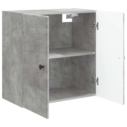 vidaXL Wall-Mounted Cabinet Concrete Grey 59 x 31 x 60 cm