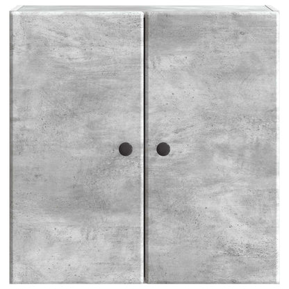 vidaXL Wall-Mounted Cabinet Concrete Grey 59 x 31 x 60 cm