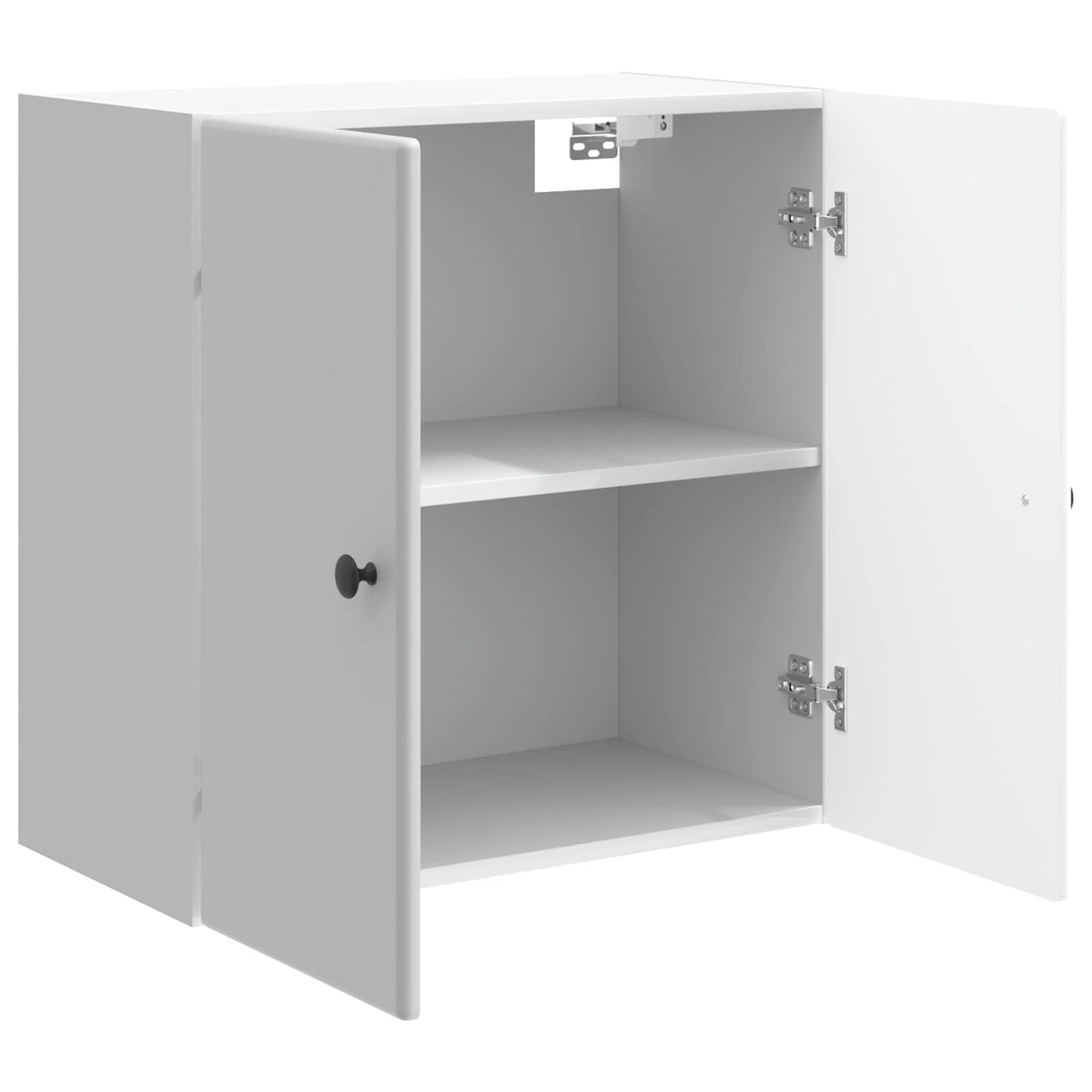 vidaXL Wall-Mounted Cabinet High Gloss White 59 x 31 x 60 cm