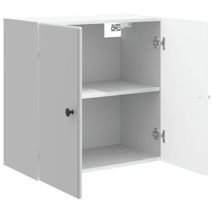 vidaXL Wall-Mounted Cabinet High Gloss White 59 x 31 x 60 cm