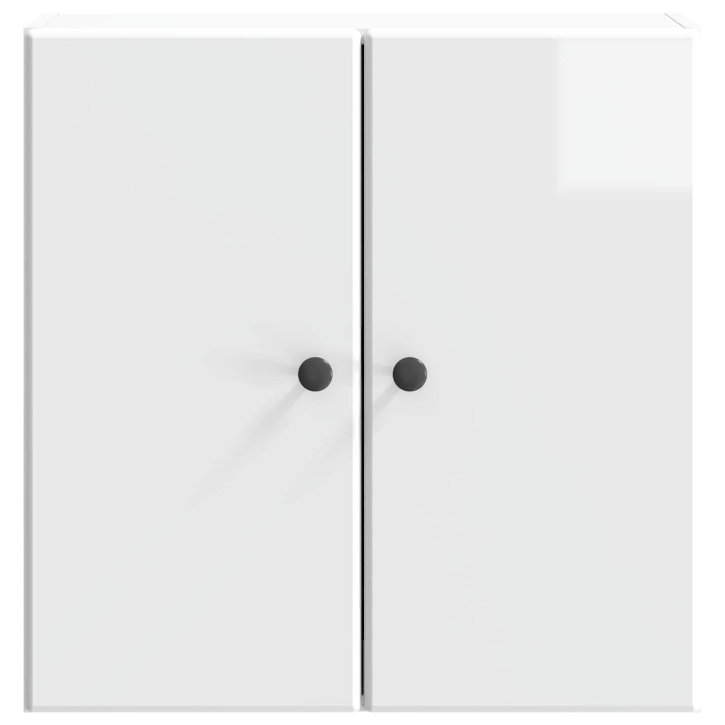 vidaXL Wall-Mounted Cabinet High Gloss White 59 x 31 x 60 cm