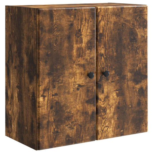 vidaXL Wall-Mounted Cabinet 59 x 31 x 60 cm Engineered Wood Smoked Oak