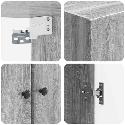 vidaXL Wall-Mounted Cabinet 59 x 31 x 60 cm Engineered Wood