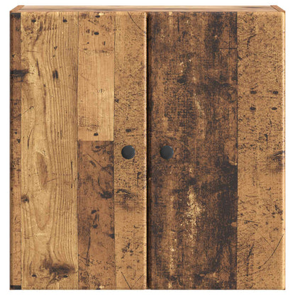 vidaXL Wall-Mounted Cabinet Old Wood 59 x 31 x 60 cm Engineered Wood