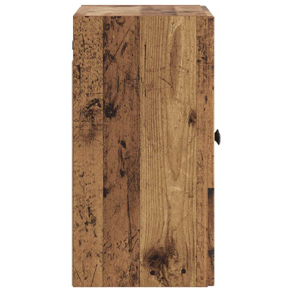 vidaXL Wall-Mounted Cabinet Old Wood 59 x 31 x 60 cm Engineered Wood