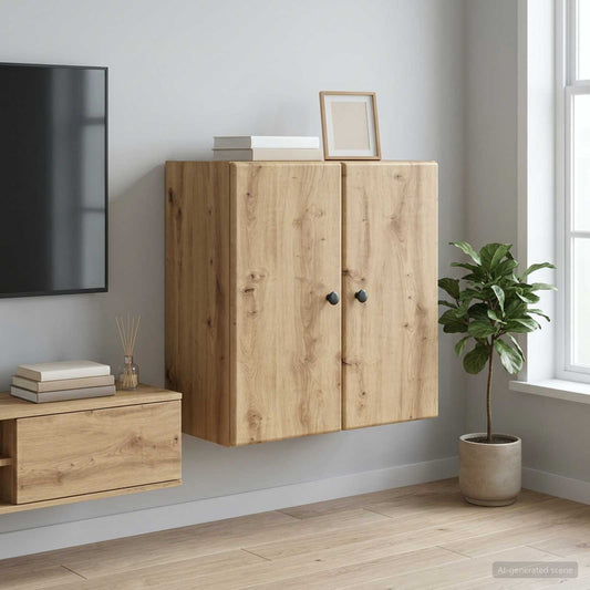 vidaXL Wall-Mounted Cabinet Artisan Oak 59 x 31 x 60 cm