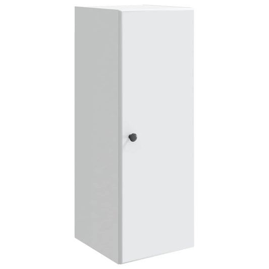 vidaXL Wall-Mounted Cabinet White 33 x 34.5 x 90 cm Engineered Wood