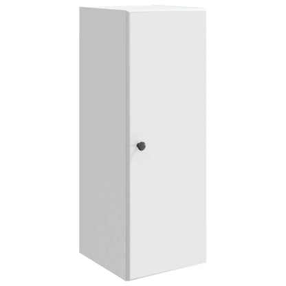 vidaXL Wall-Mounted Cabinet White 33 x 34.5 x 90 cm Engineered Wood