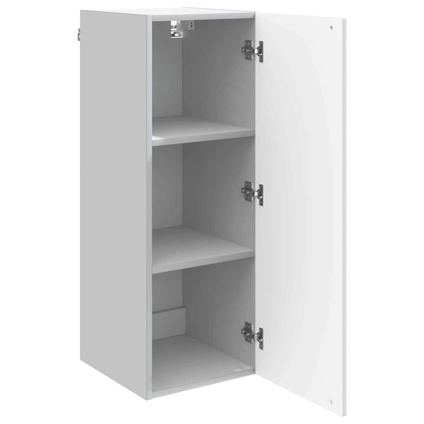 vidaXL Wall-Mounted Cabinet White 33 x 34.5 x 90 cm Engineered Wood