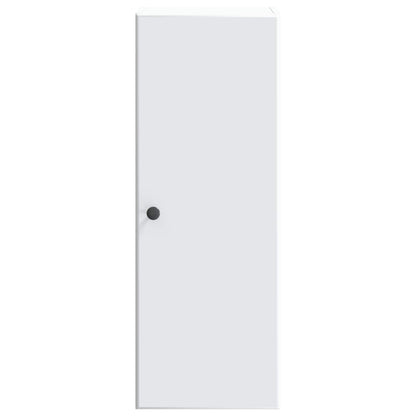 vidaXL Wall-Mounted Cabinet White 33 x 34.5 x 90 cm Engineered Wood