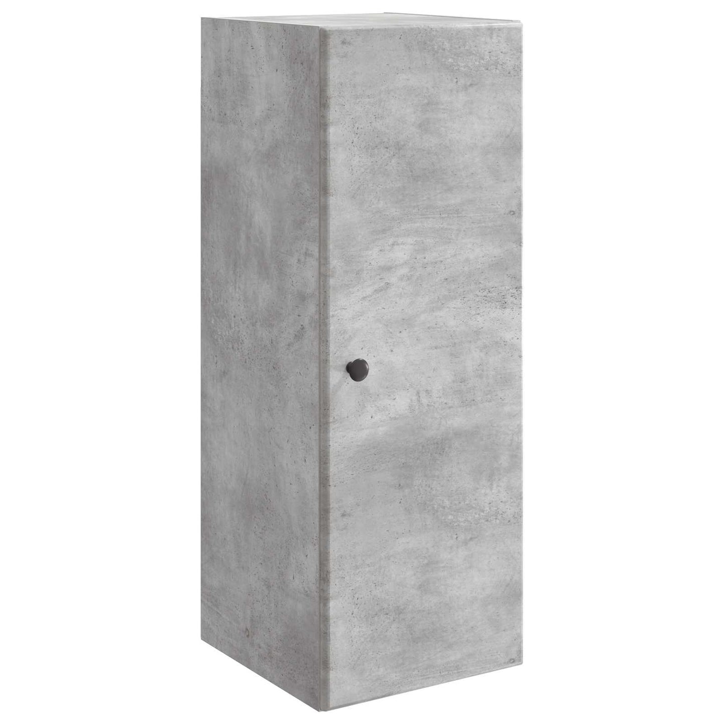vidaXL Wall-Mounted Cabinet Concrete Grey 33 x 34.5 x 90 cm