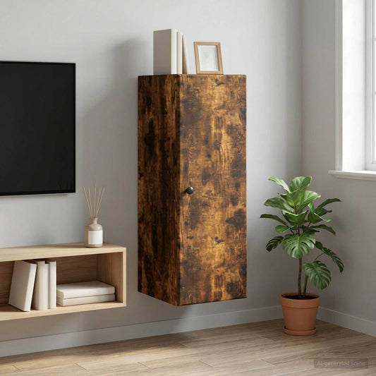 vidaXL Wall-Mounted Cabinet 33 x 34.5 x 90 cm Engineered Wood