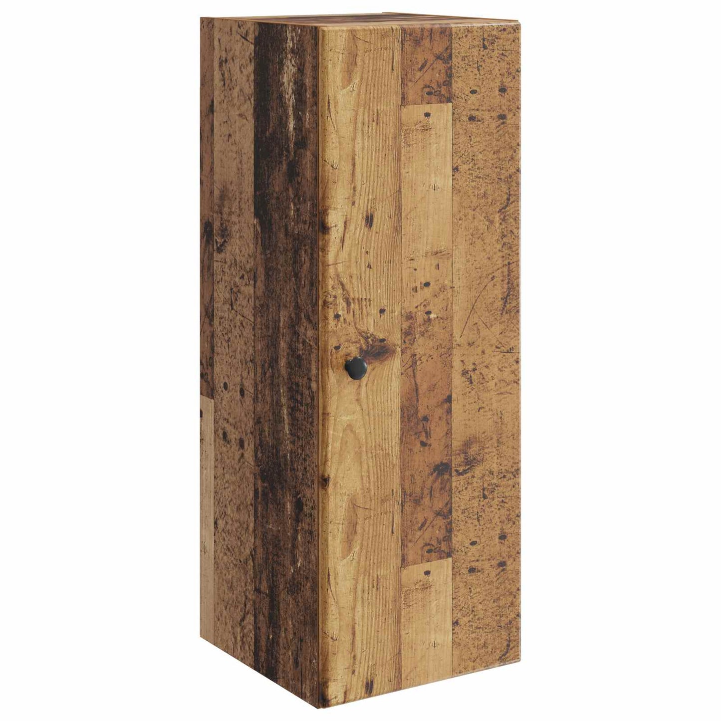 vidaXL Wall-Mounted Cabinet Old Wood 33 x 34.5 x 90 cm Engineered Wood