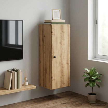 vidaXL Wall-Mounted Cabinet Artisan Oak 33 x 34.5 x 90 cm