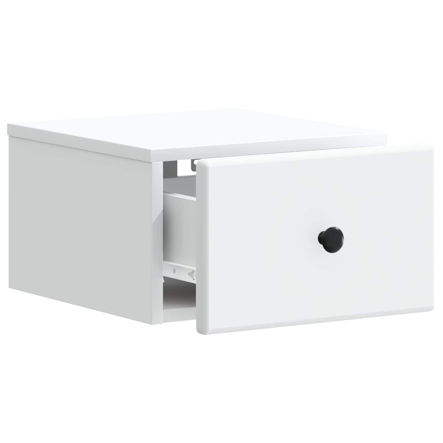 vidaXL Wall-Mounted Bedside Cabinet White 34.5 x 33 x 20 cm