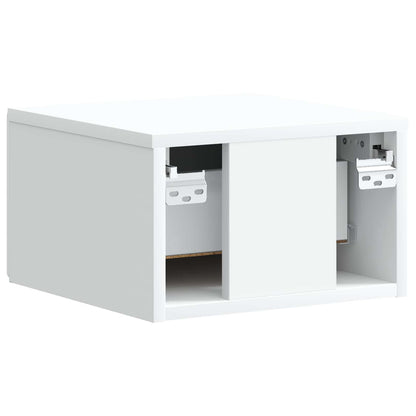 vidaXL Wall-Mounted Bedside Cabinet White 34.5 x 33 x 20 cm
