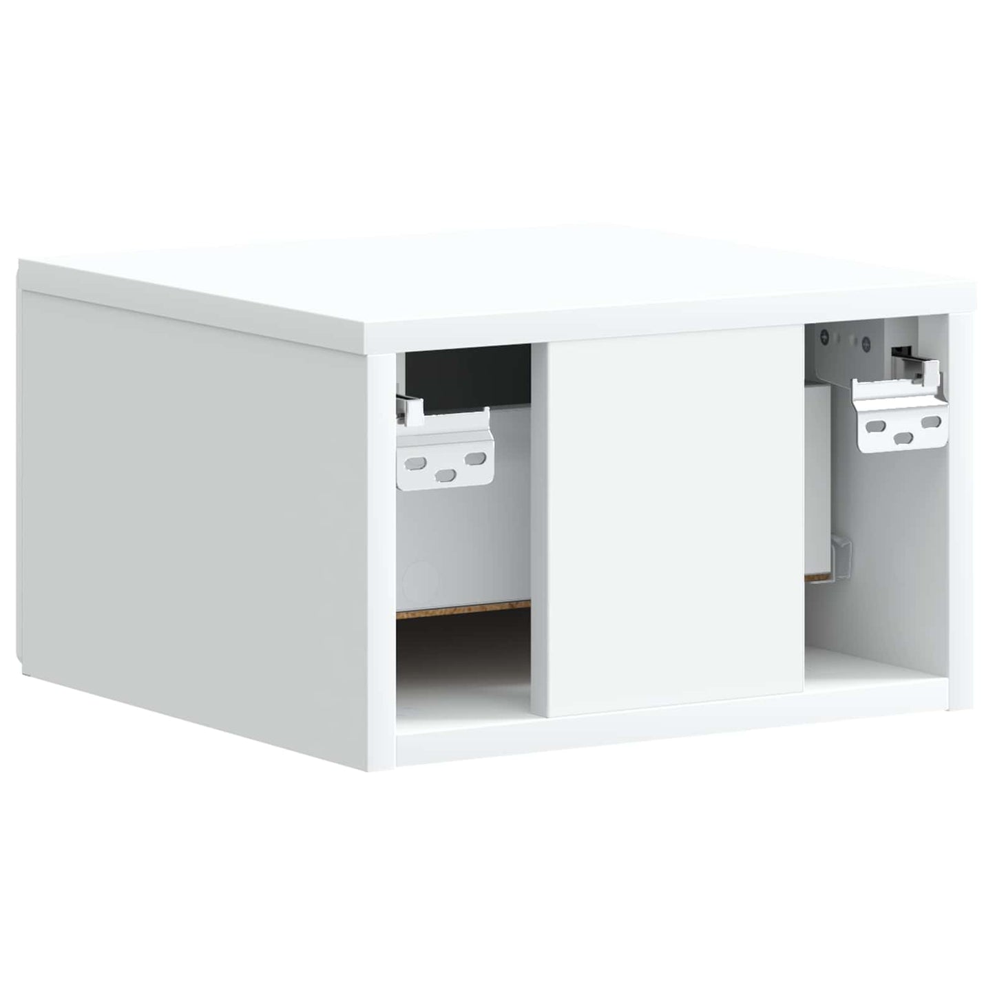 vidaXL Wall-Mounted Bedside Cabinet White 34.5 x 33 x 20 cm