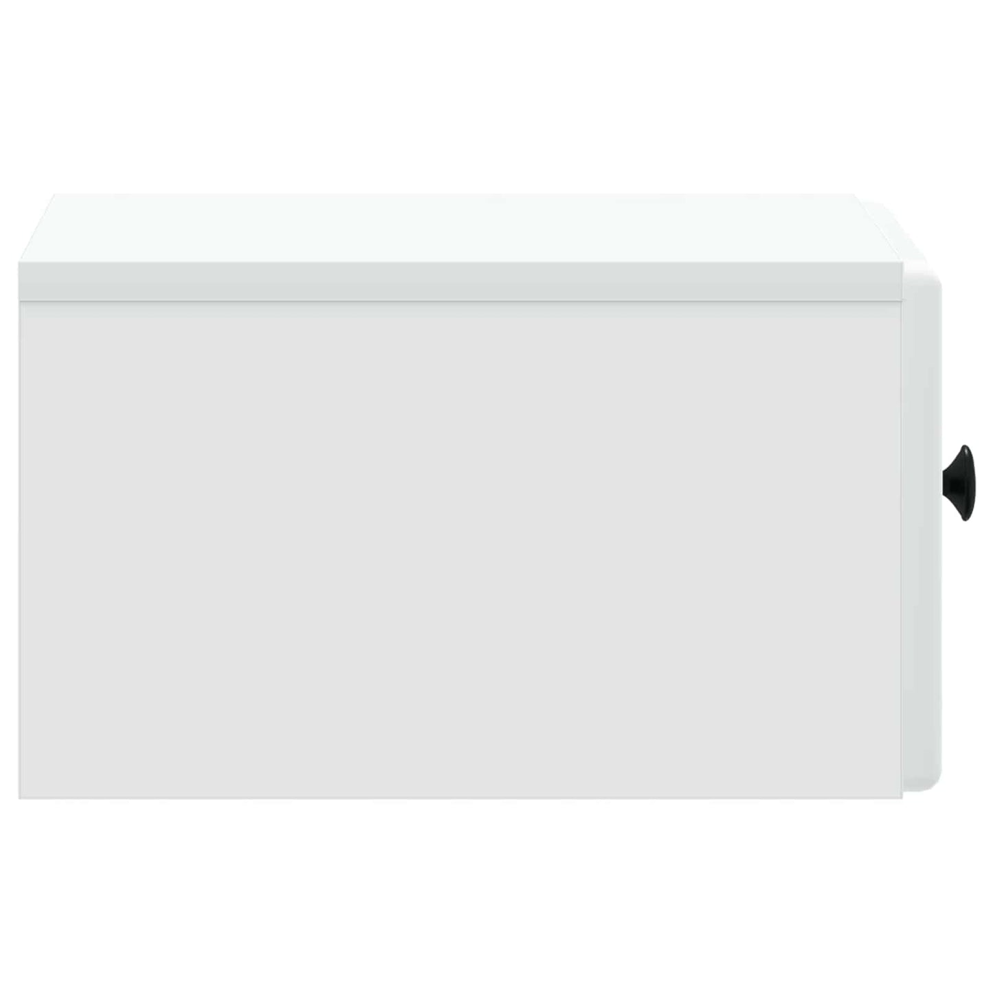 vidaXL Wall-Mounted Bedside Cabinet White 34.5 x 33 x 20 cm