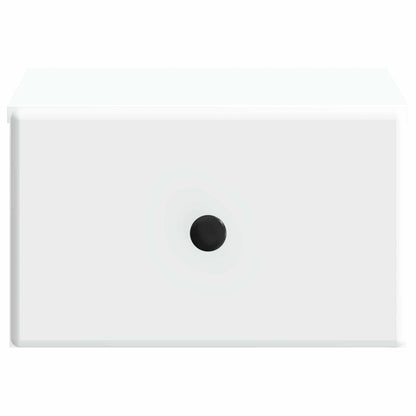 vidaXL Wall-Mounted Bedside Cabinet 2 pcs White 34.5 x 33 x 20 cm