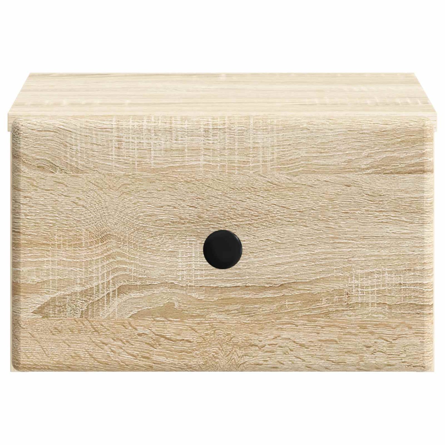 vidaXL Wall-Mounted Bedside Cabinet Sonoma Oak 34.5 x 33 x 20 cm