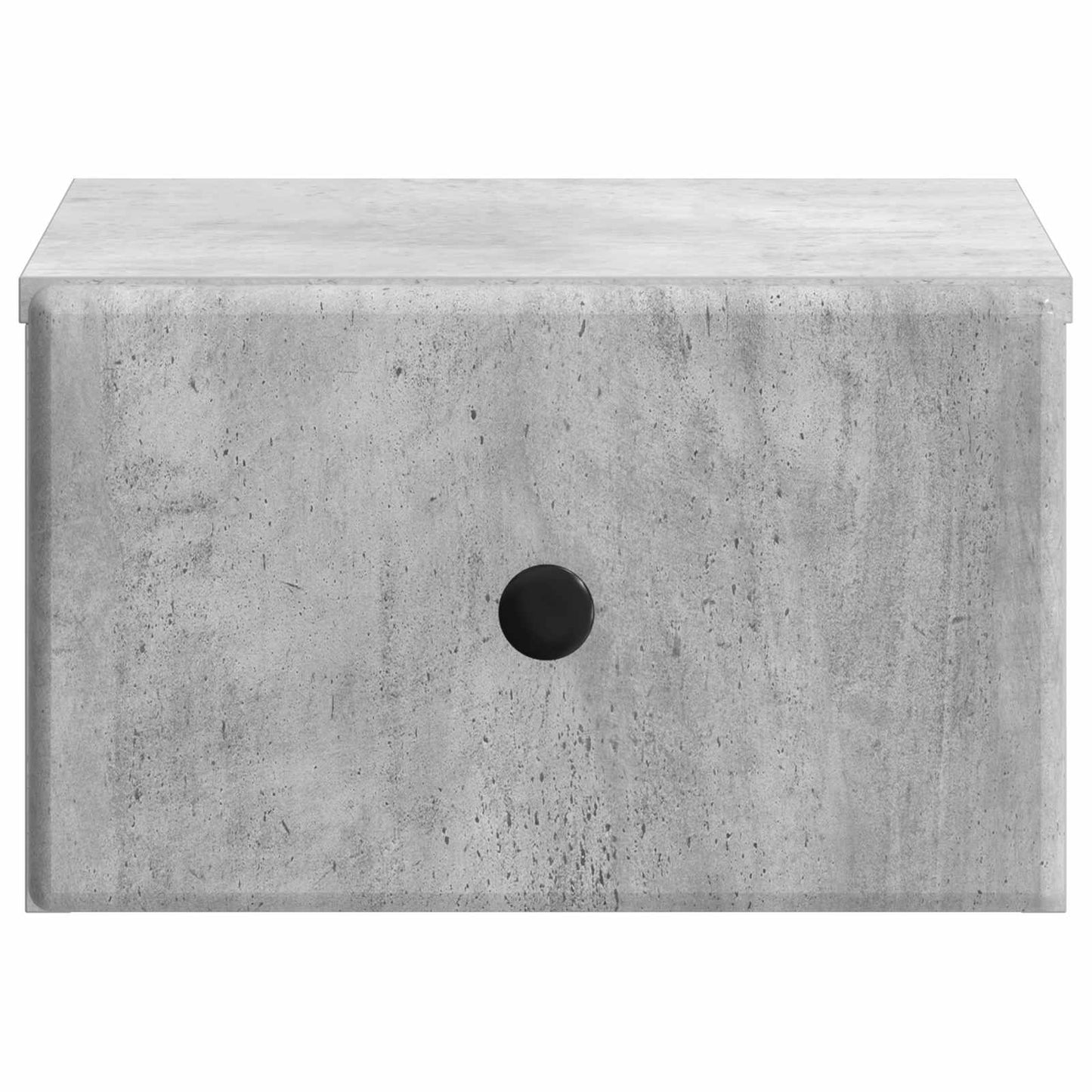 vidaXL Wall-Mounted Bedside Cabinet Concrete Grey 34.5 x 33 x 20 cm