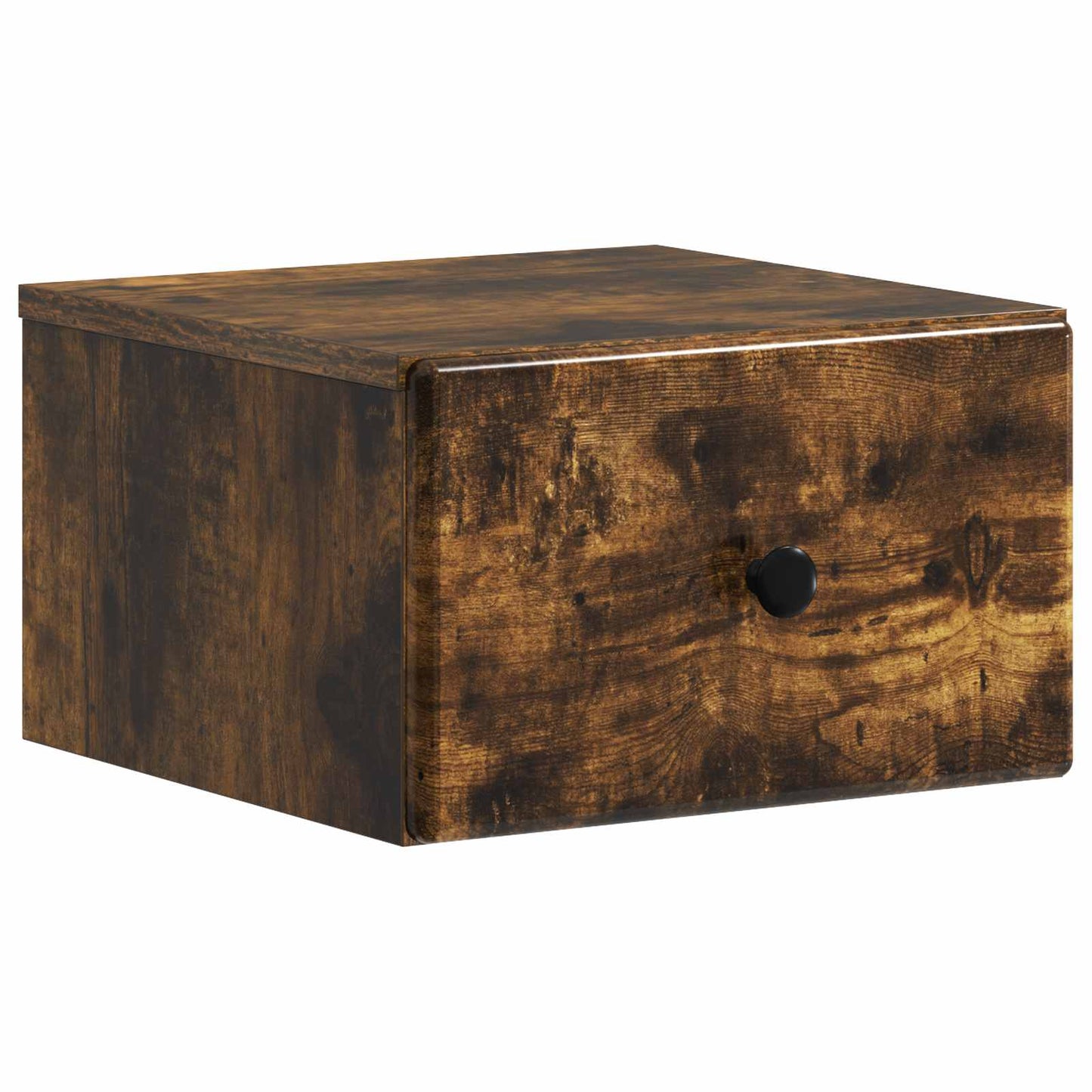 vidaXL Wall-Mounted Bedside Cabinet 2 pcs Smoked Oak 34.5 x 33 x 20 cm