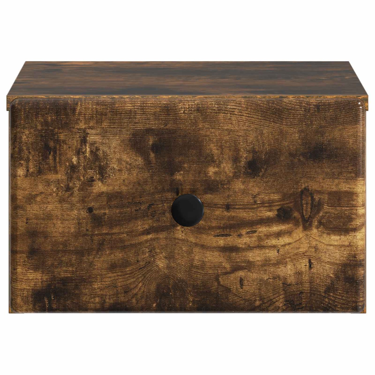 vidaXL Wall-Mounted Bedside Cabinet 2 pcs Smoked Oak 34.5 x 33 x 20 cm