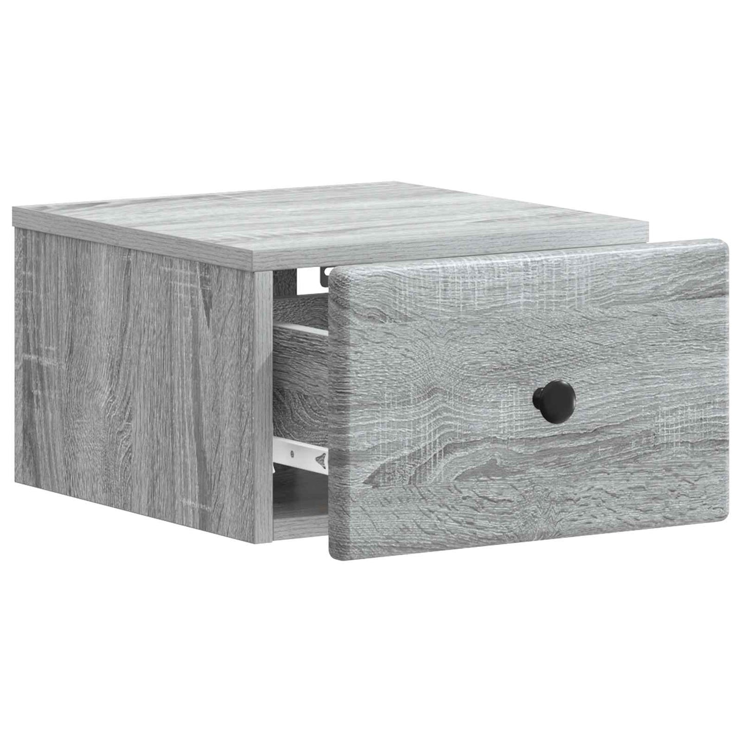 vidaXL Wall-Mounted Bedside Cabinet 2 pcs Grey Sonoma Engineered Wood